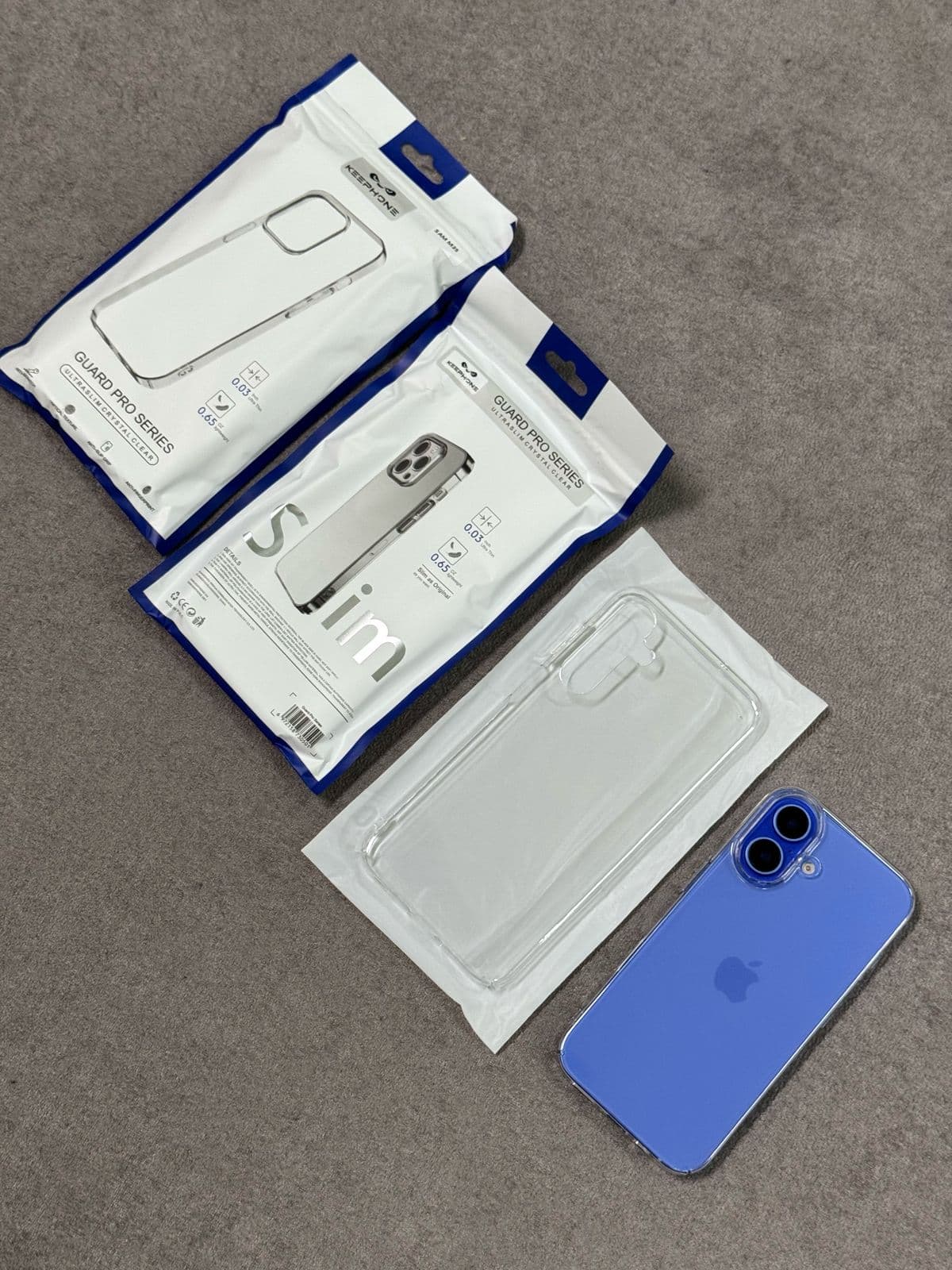 A39 : KEEPHONE 2 Cut Clear PC Case Cover — Model: REDMI 10C