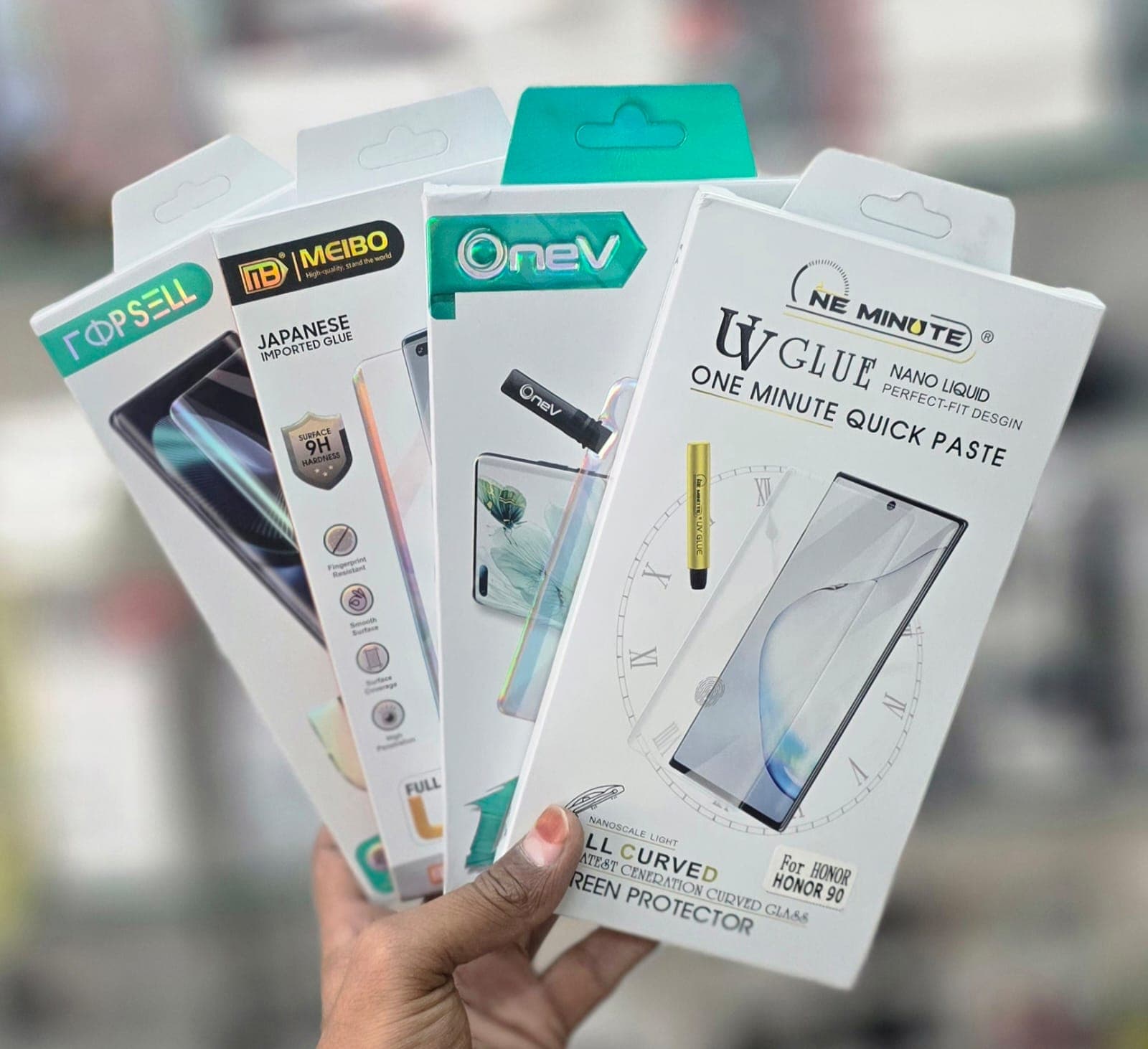 UV GLASS CURVED SCREEN TEMPERED GLASS — Model: REALME 10 PRO PLUS