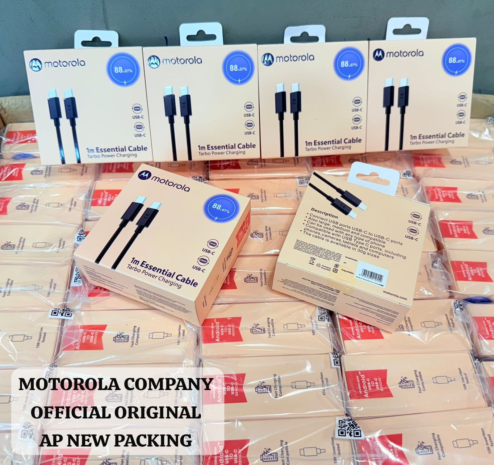 Motorola 💯 Original Quality C to C Cable