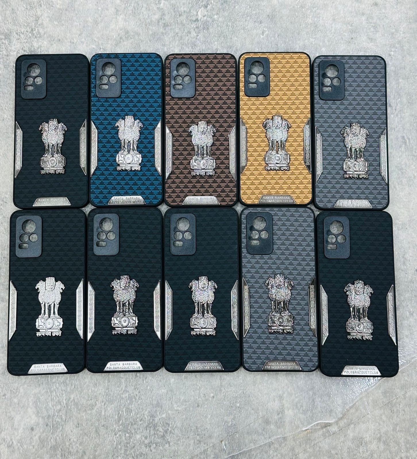 NEW ORIGINAL BHARAT METAL LOGO LETHAR BACK CASE pitaka case — Model: REALME 15 PRO