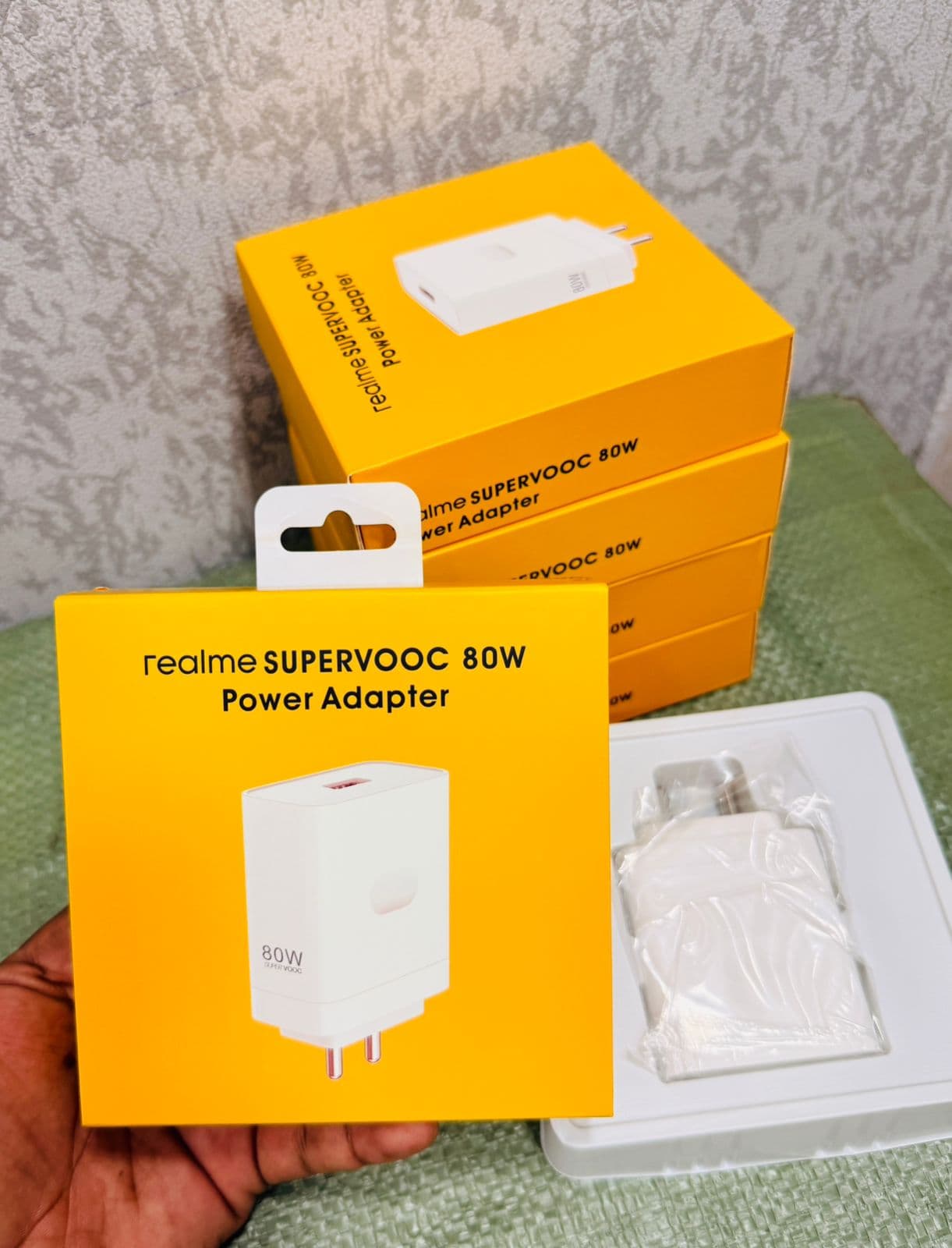 Realme 80w 💯Copper Pin 🆕 Packing Original Quality Adaptor