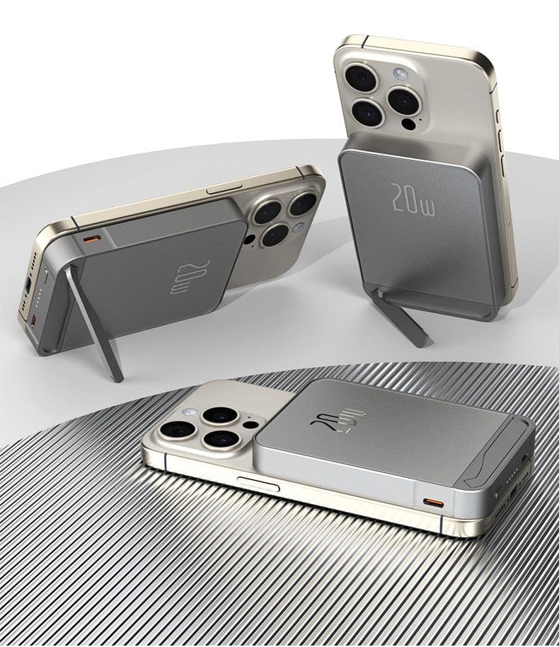 Qi2 WIRELESS POWER BANK WITH STAND 20W 10000 MAH