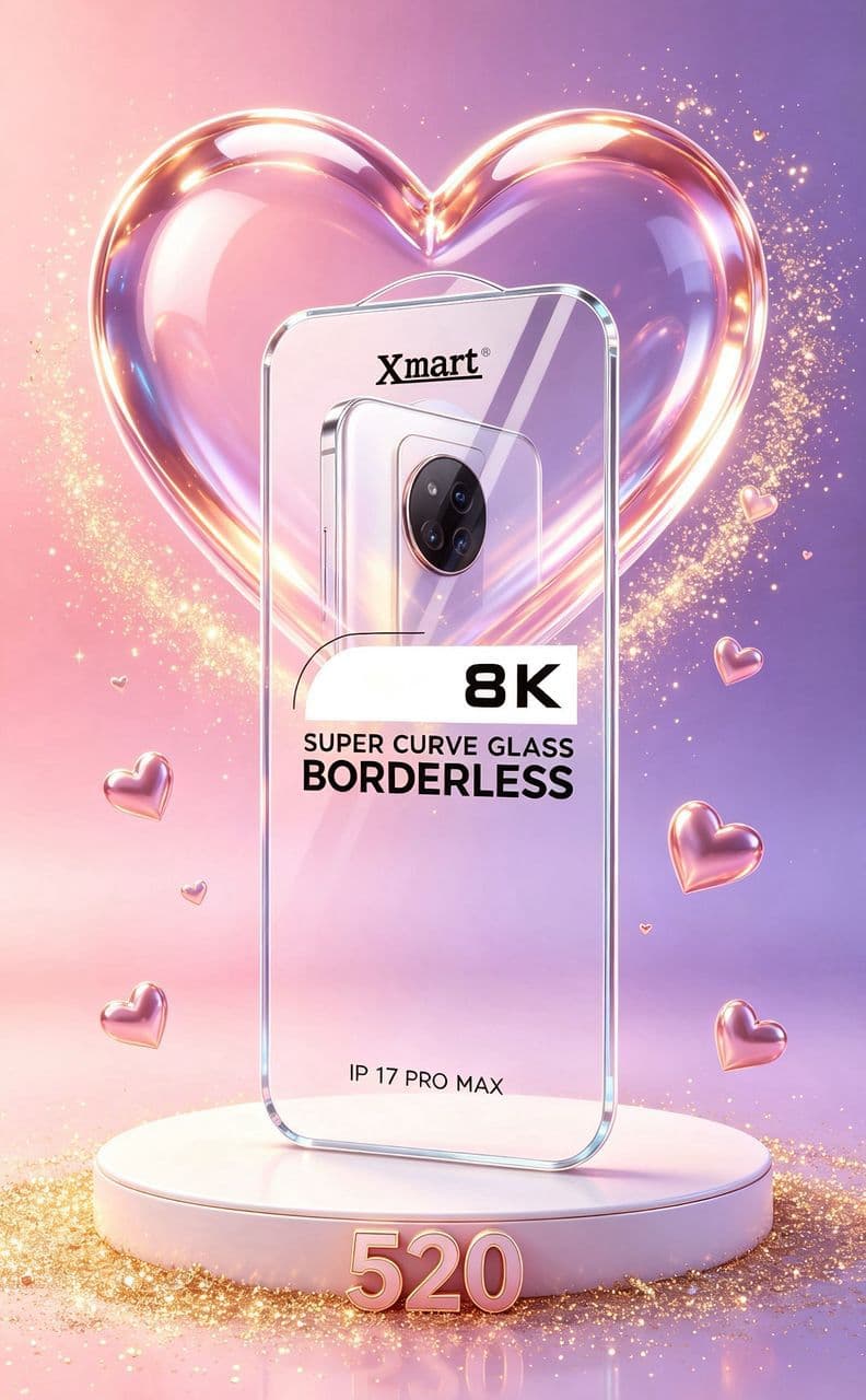 XMART 8K BORDERLESS DIMOND CURVED GLASS — Model: IP 13