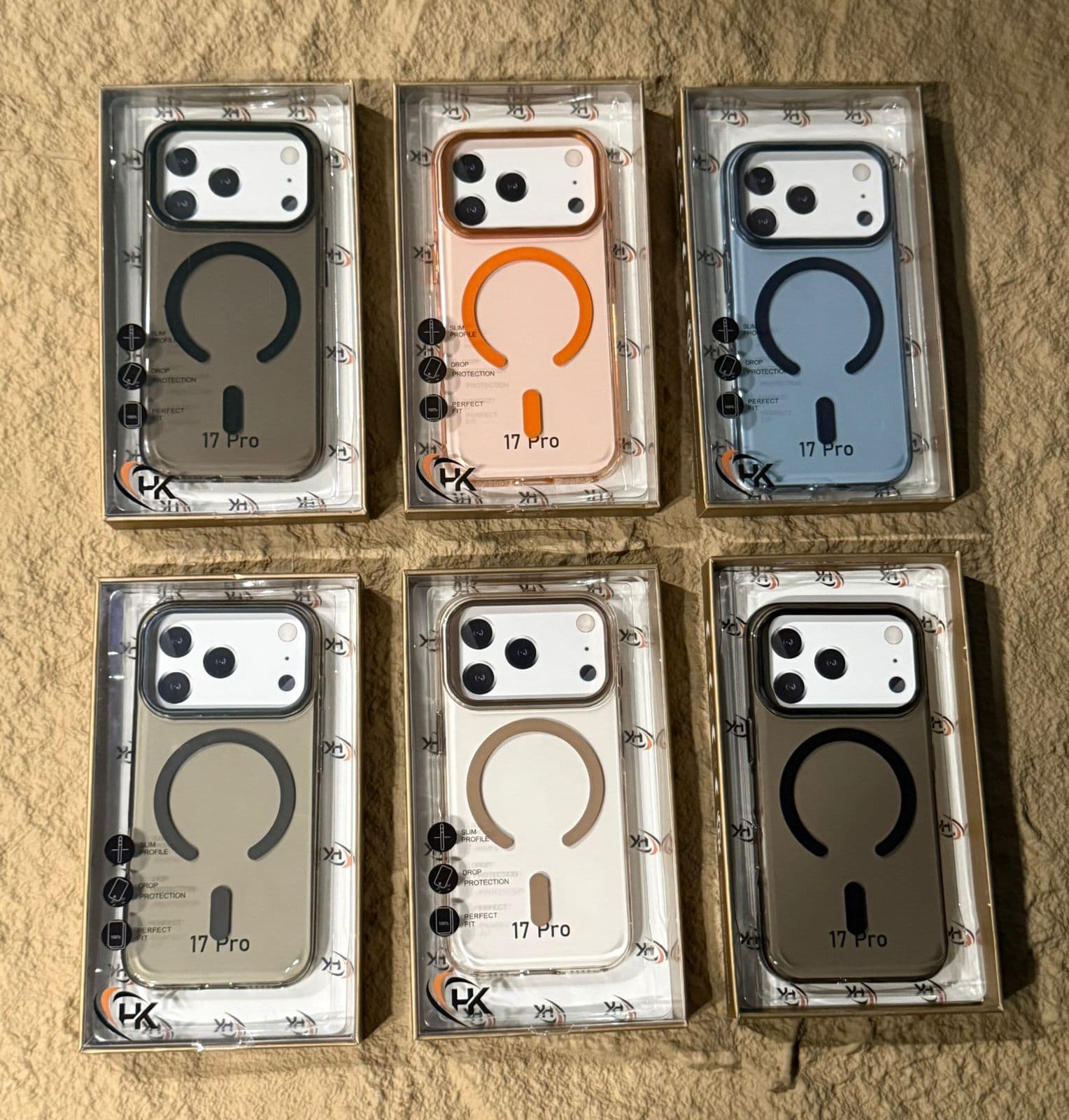 ORIGNAL HK-12 N52 HIGH MAGSAFE PREMIUM CASE COSMIC METAL RING 360 PROTECTIVE — Model: IP 17