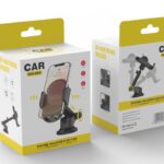Universal Car Mobile Holder with Adjustable Arm | Dashboard & Windshield Mount | Strong Suction Cup | 360° Rotation for Smartphones