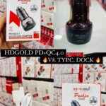 HD Gold Pushpa Series HD-17 30W PD+QC4.0 Quick Car Charger