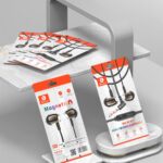 RIVANO RN HF-67 MAGNETIC STEREO MUSIC HIFI / WIRED EARPHONE