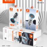 Rivano RN CR-18 100W 3.8A Car Charger with PD & USB Por