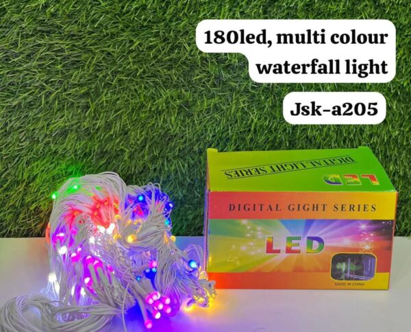 180 LED Multi-Colour Waterfall String Lights - Digital Light Series JSK-A205