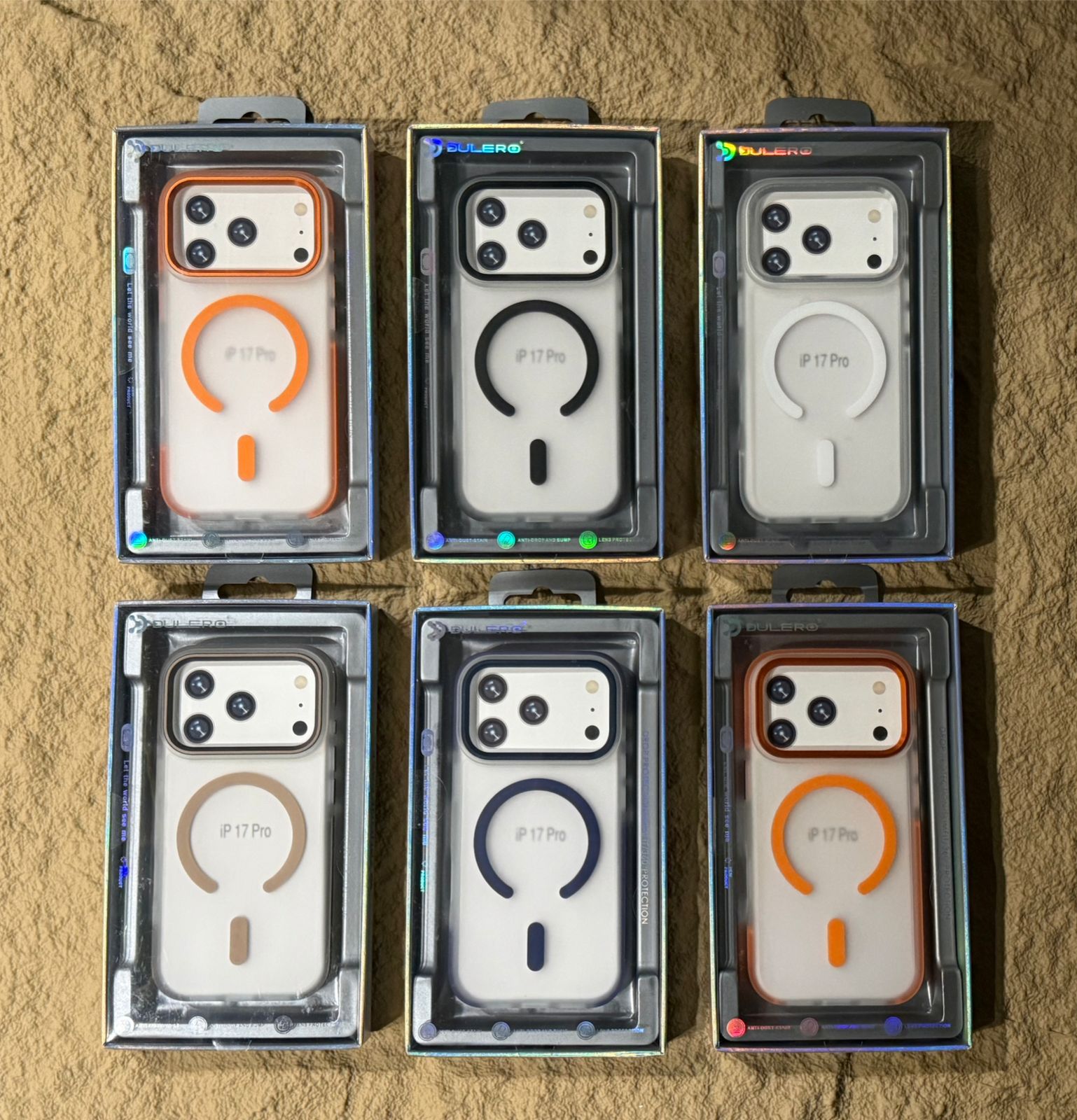 ORIGNAL DULERO N52 HIGH MATTE GRIP MAGSAFE PREMIUM CASE COSMIC METAL RING - Image 2