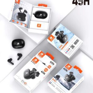 Rivano RN TWS-34 True Wireless Earbuds: 45H Playtime, ENC Noise Reduction, Premium Quality TWS