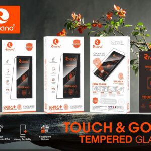 RIVANO PREMIUM QUALITY FINGER PRINT WORKING GUARANTEED  UNLOCK  0.18MM THICKNESS  CLEAR GLASS