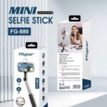 FITGEAR-FG-880 Mini selfie stick 🦯  With LED 🔦  Easy to carry 🧳  Premium quality