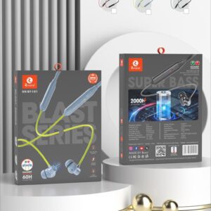 Rivano RN BT-101 Blast Series Wireless Bluetooth Neckband with 2000H Standby Time