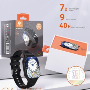 Rivano RN PLUS-04 Bluetooth Calling Smart Watch with 2.01" HD Display, 7-Day Battery, and 9 Sports Modes