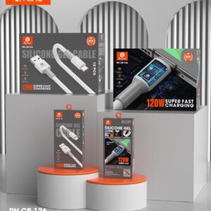 Rivano RN CB-126 120W Type-C Super Fast Charging Silicone Gel Cable