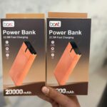 boAt EnergyShroom 20000mAh Power Bank – 22.5W Two-Way Fast Charging, 12-Layer Smart IC Protection, Dual USB-A & Type-C Ports (Carbon Black)