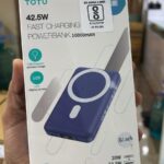 TOTU 10000mAh Magnetic Wireless Power Bank – 42.5W Fast Charging, MagSafe Compatible, LCD Display (CPBW-014)