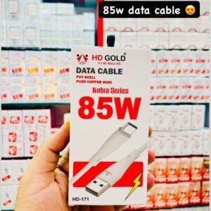 HD GOLD Kobra Series HD-171 V8 Data Cable | 85W Fast Charging | Pure Copper Wire & PVC Shell