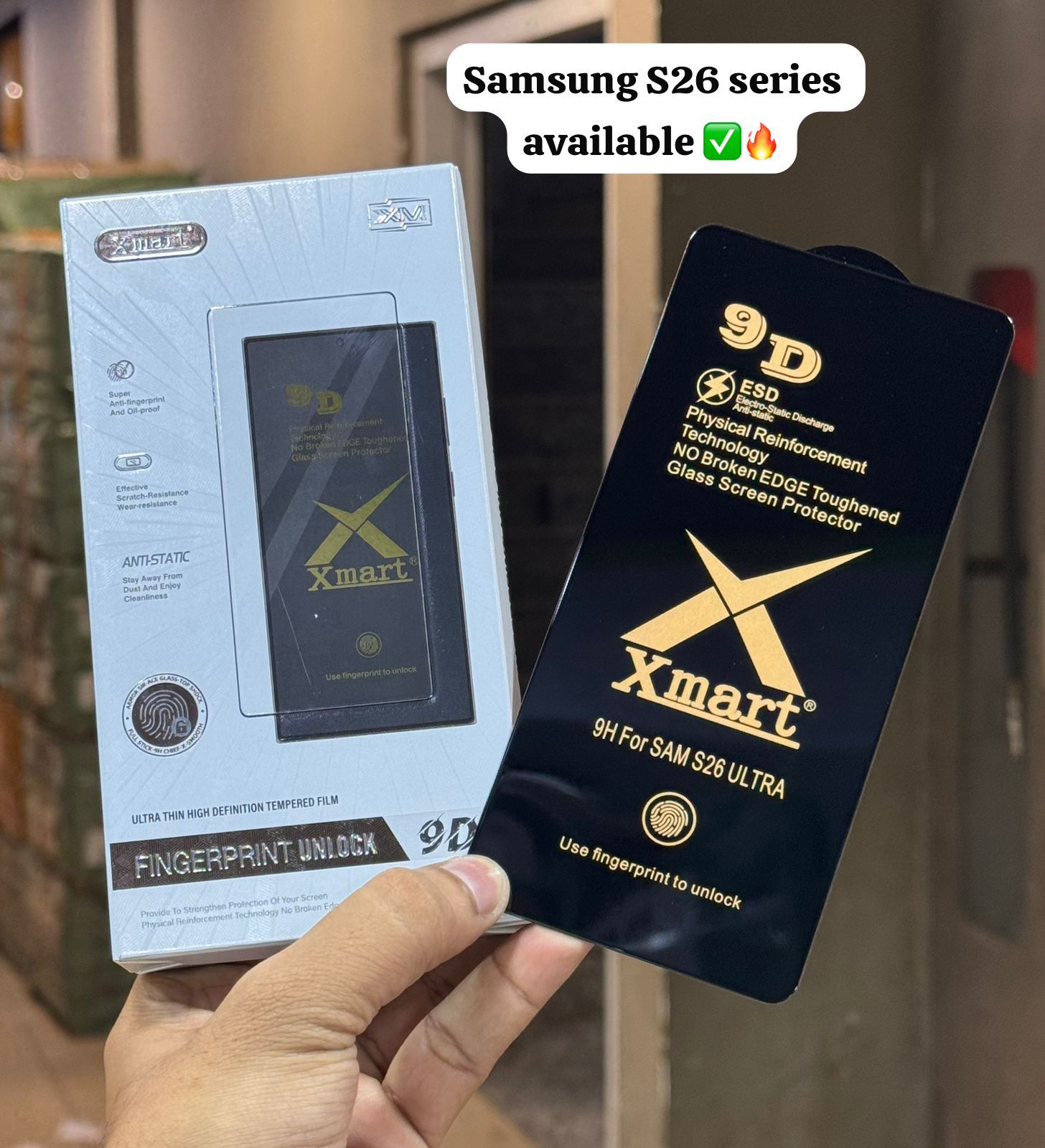 XMART FINGERPRINT UNLOCK 9D GLASS