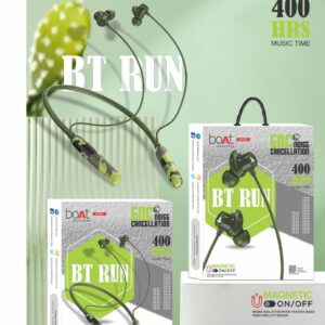 boAt Sport BT RUN Wireless Neckband – ENC Noise Cancellation, 400 Hours Playtime, Magnetic On/Off