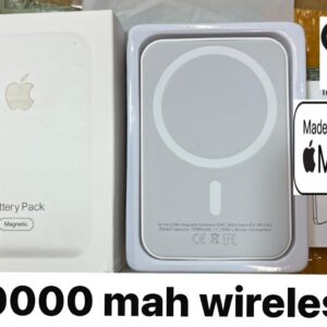 10000mAh Magnetic Wireless Power Bank – MagSafe Compatible Battery Pack for iPhone (USB-C)