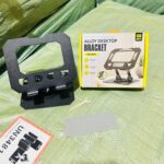 NO.S981 Portable Alloy Metal Laptop Stand – 360° Rotating All-Metal Tablet Stand, Collapsible & Height Adjustable Design for Ultimate Stability and Ergonomics