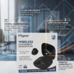 Fitgear FG-H9 Wireless Microphone with ANC – Professional Audio for Podcasting & Live Streaming