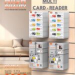 Rivano 10-in-1 High-Speed Multi Card Reader - Assorted Colors, Universal Compatibility