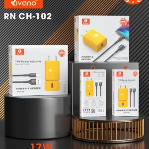 ivano RN CH-102 17W Power-X Series Fast Charger with V8/Micro USB Cable