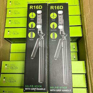R16D 1.7M Dual-Light Selfie Stick Tripod with Bluetooth Remote – Professional Vlogging Setup