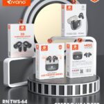 Rivano RN TWS-64 Air Fighter Series – Premium 3D Surround Sound Wireless Stereo Headset