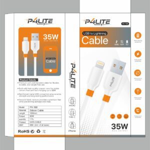 P4Lite 35W USB TO Lighting (Iphone) Data Cable