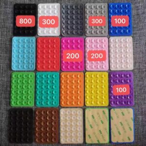 Universal Silicone Suction Cup Phone Mount - Single -Sided Adhesive Mobile Holder for Mirror, Shower & Smooth Surfaces