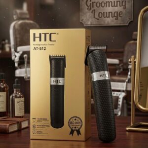HTC AT-512 Rechargeable Cordless Hair & Beard Trimmer with Precision T-Blade Design