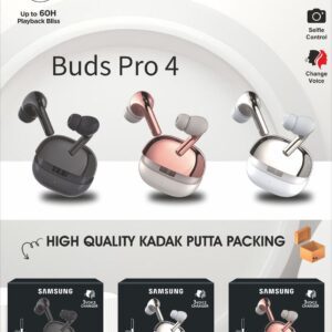 Samsung Buds Pro 4 - Wireless Earbuds with 60H Playback